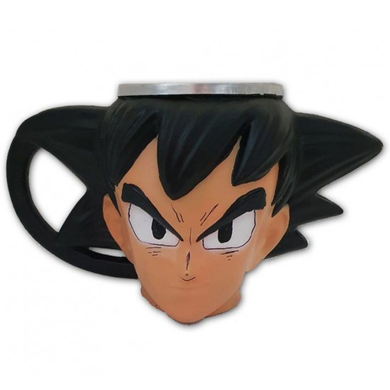 Caneca 3D Resina Goku Black
