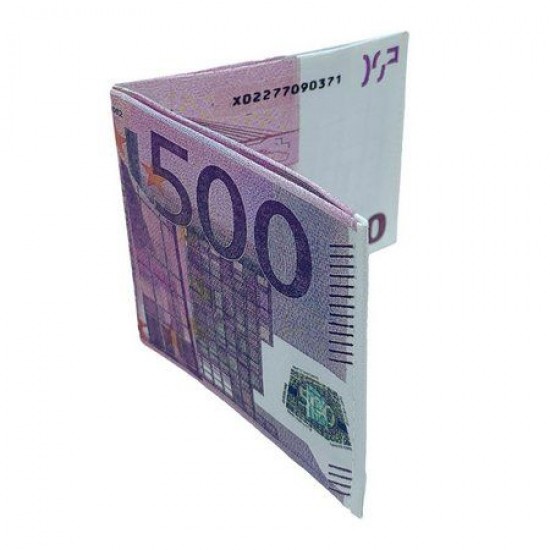 Carteira Slim Nota de 500 Euros