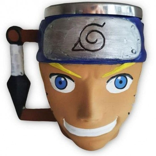 Caneca 3D Resina Naruto