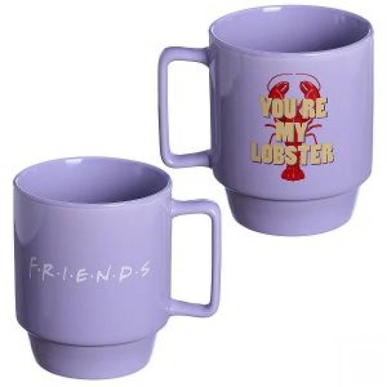 CANECA TINA 400ML FRIENDS YOU RE MY LOBSTER