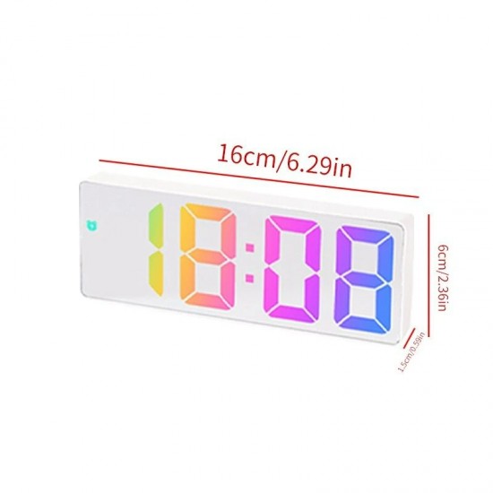Relógio de LED Color c/ Espelho
