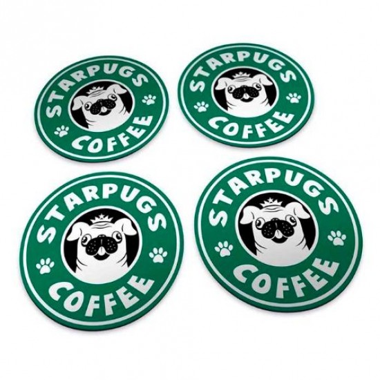 Porta Copos StarPugs Coffee
