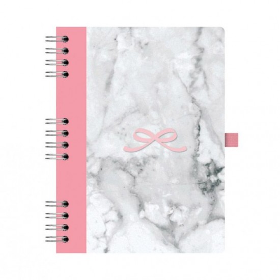 Caderno Pink Stone Laço